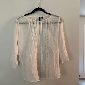Lace blouse cotton Mango